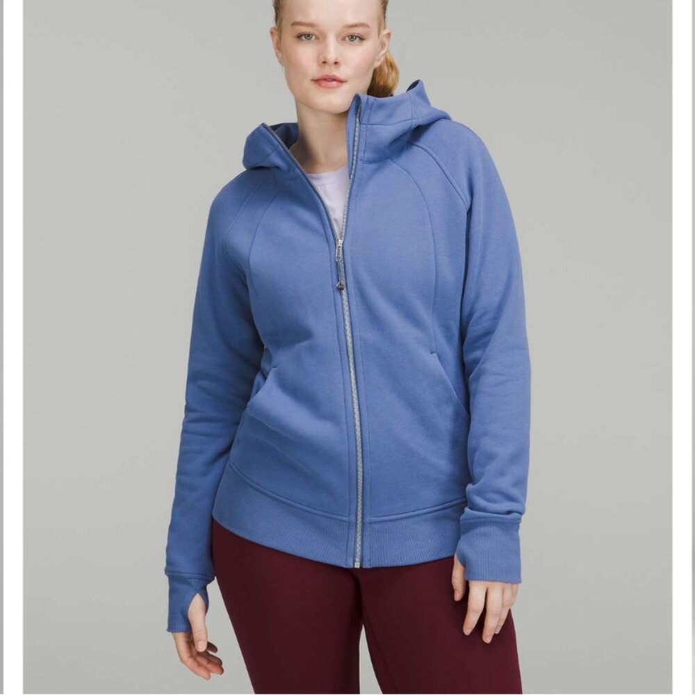 Lululemon Scuba Full-Zip Hoodie Color: Water drop Size: 8